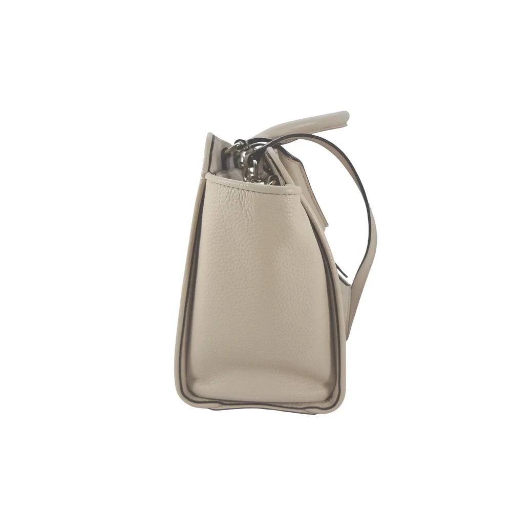 Kate Spade North Court Anton Medium Satchel Bag Ivory Pebble‎ Leather